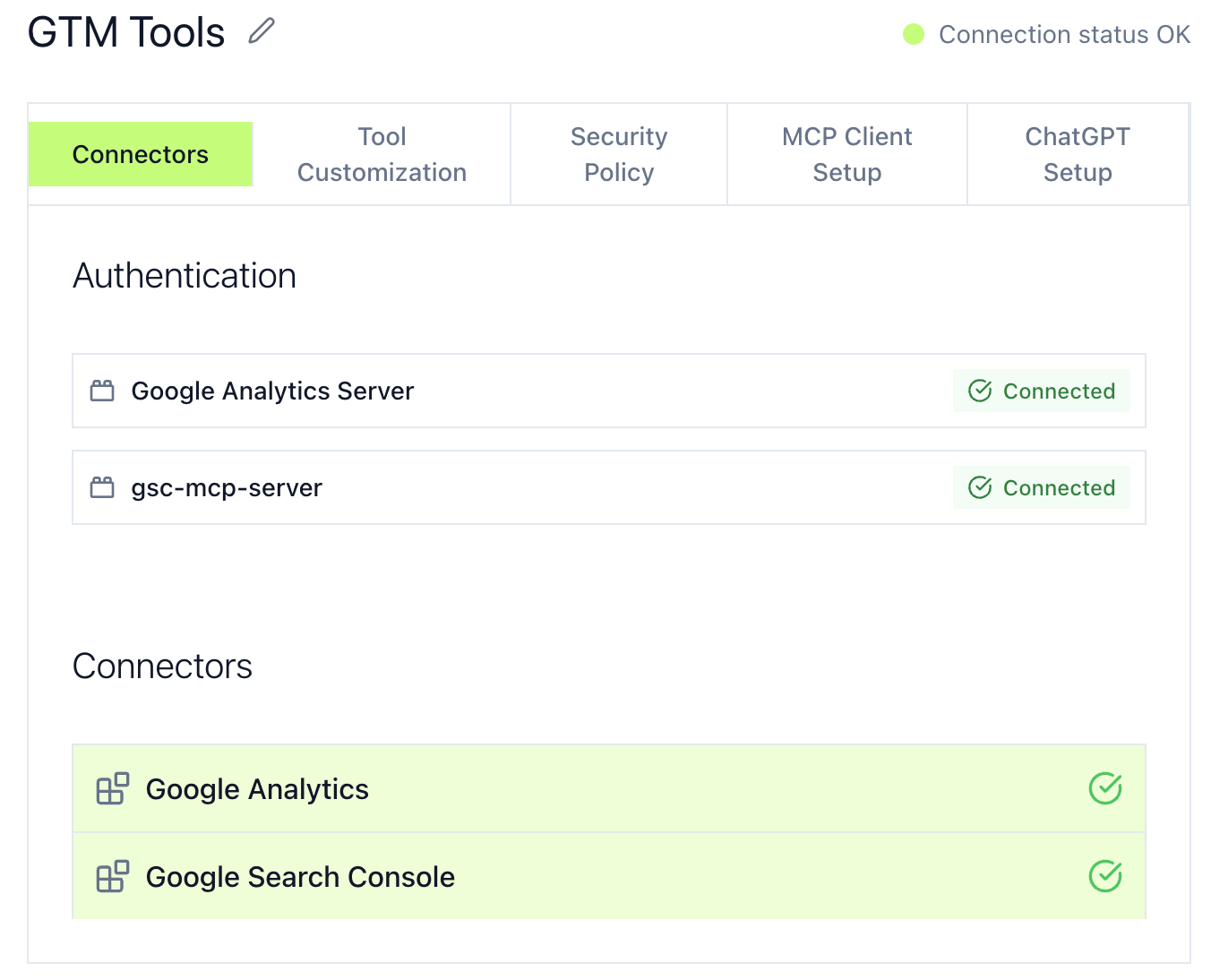 Creating Marketing Analytics VMCP with multiple connectors